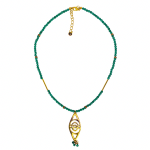 Malachite Eye Necklace