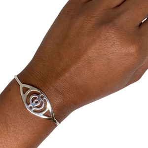 Third Eye Bangle Silver