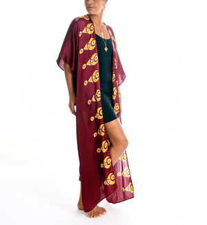 Minds Eye Floor Length  Kimono