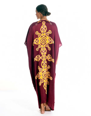 Minds Eye Floor Length  Kimono