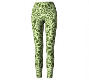 Green Mandala Yoga Pant