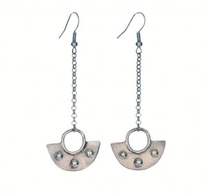 Inca Royal Petite Silver Earrings