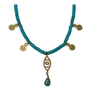 Third Eye Turquoise Necklace