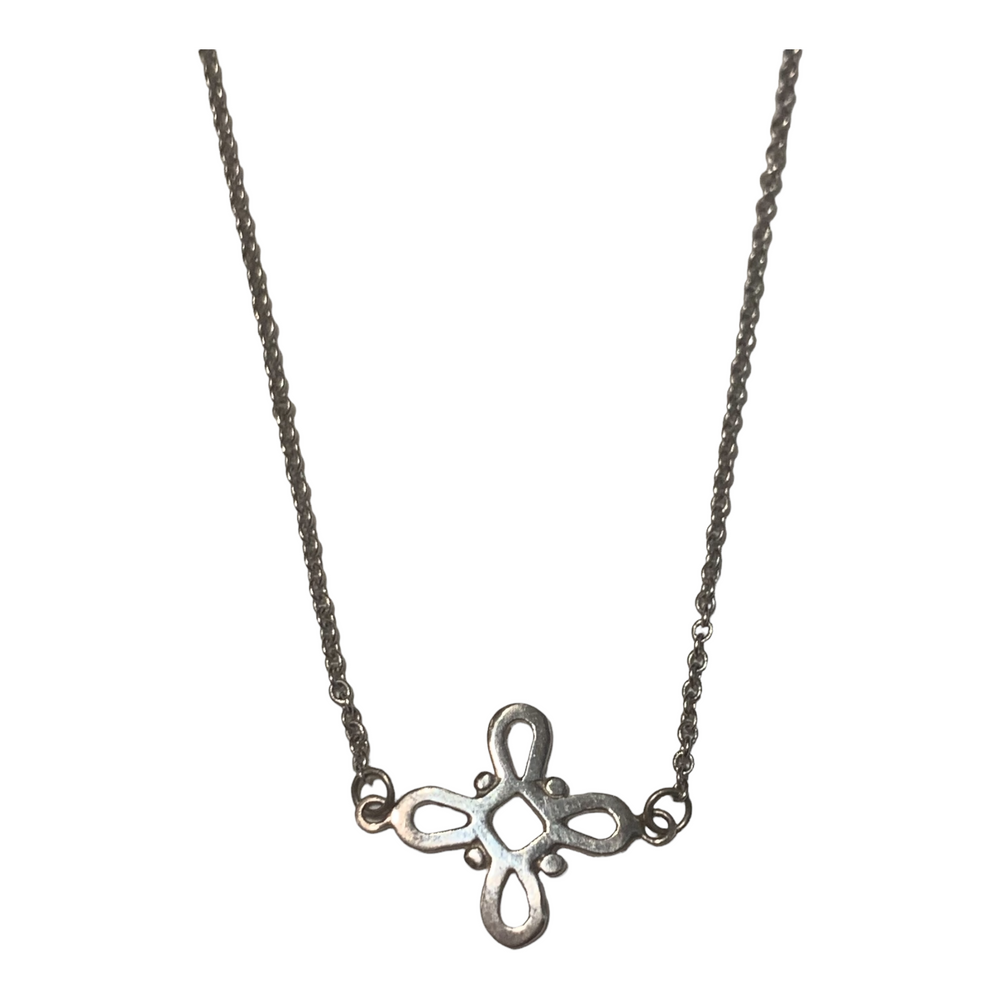 Clover Charm Pendant Silver